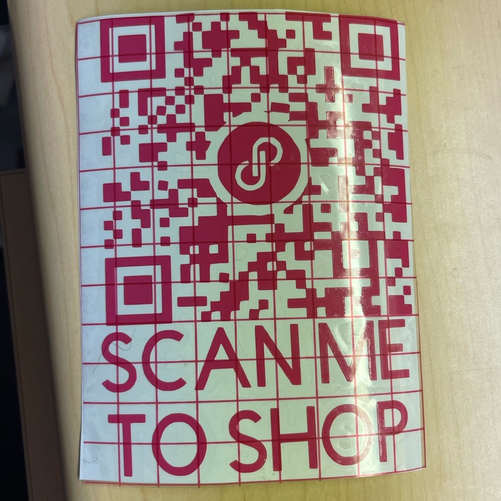 CUSTOM QR CODE VINYL STICKER - Picture 4 of 4